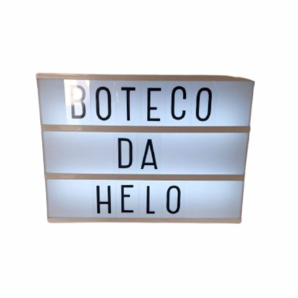 Letreiro Light Box Led